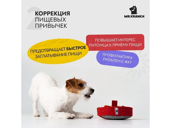 Игрушка д/с нюхательная Mr.Kranch Пицца, 18*18см
