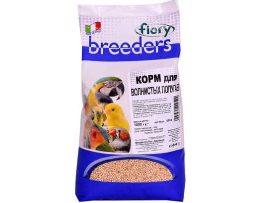 Корм FIORY д/волнистых попугаев Breeders 1кг