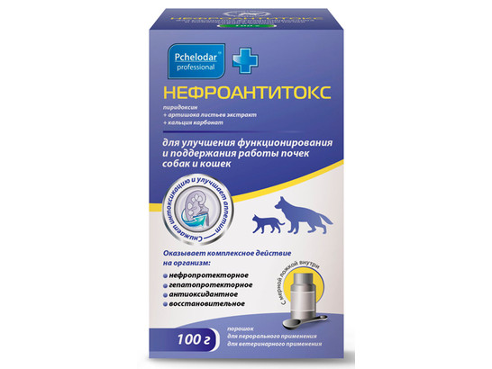 Нефроантитокс порошок в  банке 100 г,Пчелодар