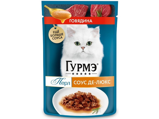 Purina Gourmet PERLE Соус де-Люкс, 0.075кг, пауч