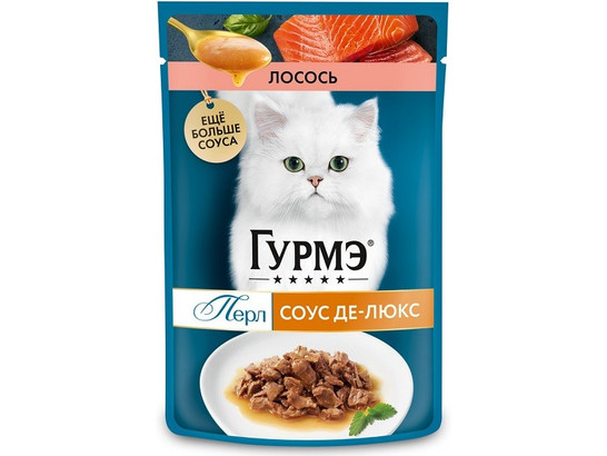 Purina Gourmet PERLE Соус де-Люкс, 0.075кг, пауч