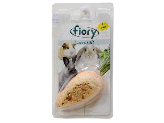 Био-камень FIORY д/грызунов Carrosalt с солью в форме моркови 65 г