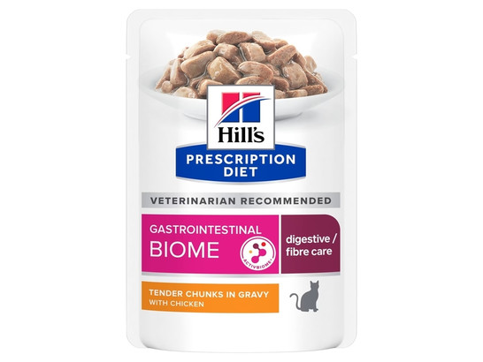 Hill’s для кошек Prescription Diet Gastrointestinal BIOME, 0.085кг, пауч