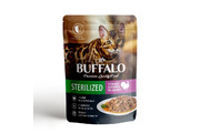 Mr.Buffalo пауч STERILIZED 85г (индейка в соусе) д/кошек, B307 