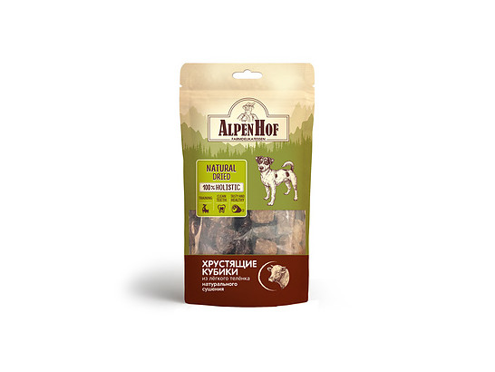 Альпенхоф Хрустящие кубики из легкого теленка д/с 20г, Неотерика, А701, 20шт упак