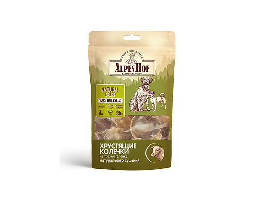 Альпенхоф Хрустящие колечки из трахеи теленка д/с 50г, Неотерика, А704, 20шт упак