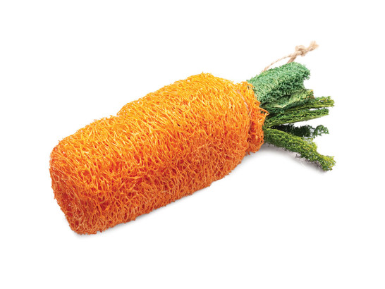 Игрушка д/мелких животных Триол NATURAL из люфы, Морковь, 12.0см