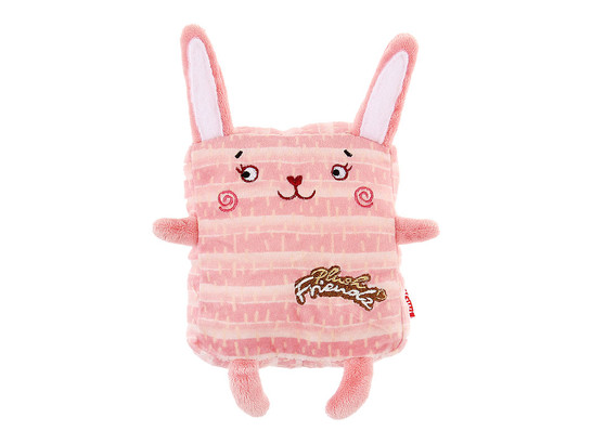 Игрушка д/с GiGwi Plush Friendz Кролик с пищалкой, 12см