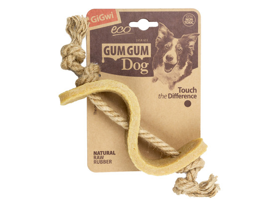 Игрушка д/с GiGwi Gum Gum Dog ECO Доллар из экорезины, 13.5см
