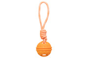 Игрушка д/с Триол Апельсин с веревкой, d7,7*29см, термопласт. резина