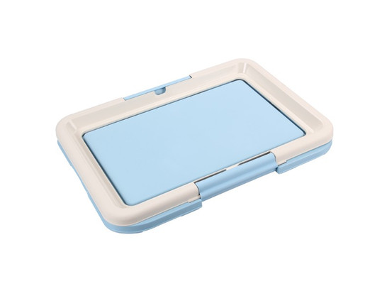 Туалет д/собак Триол HYGIENE Интерьер, S 47*34*4см, голубой/белый