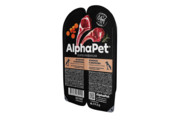 АльфаПет для щенков, берем. и кормящих собак 0.1кг, ягнёнок/морковь, ламистер