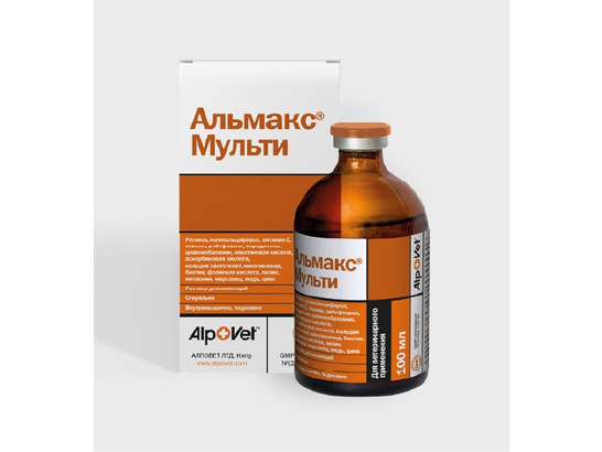 Альмакс Мульти раствор для инъекций 100 мл /Alpovet/ 60шт.упак