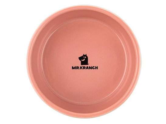 Миска фарфор. 0,45л Тропики, розовая, Mr.Kranch