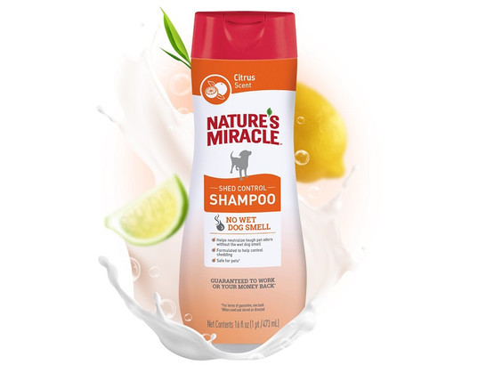 Шампунь Nature's Miracle д/с против линьки 473мл, Detangle+Deodorize, 33001