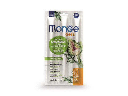 Лакомство Monge Gift Hairball 15г 