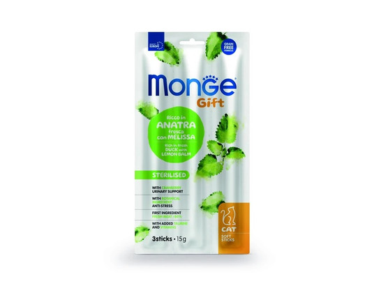 Лакомство Monge Gift Sterilised 15г 