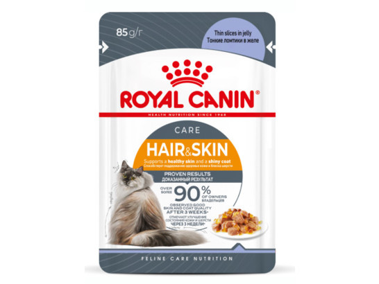 Royal Canin для кошек Hair&Skin Care, 0.085кг, пауч