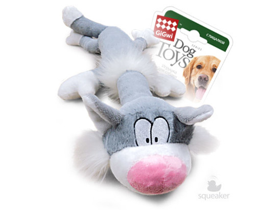 Игрушка д/с GiGwi Plush Friendz Кот с пищалками, 63см