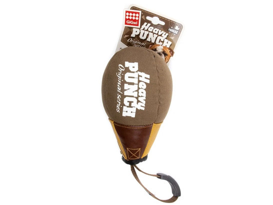 Игрушка д/с Gigwi Heavy Punch Боксерская груша с пищалкой, 30см