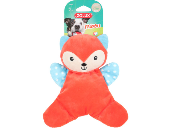 Игрушка д/с ZOLUX Хитрый лис-шуршащие лапки, плюш с пищалкой, 20см