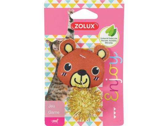 Игрушка д/к ZOLUX с кошачьей мятой Очаровательный Мишка, 7 см
