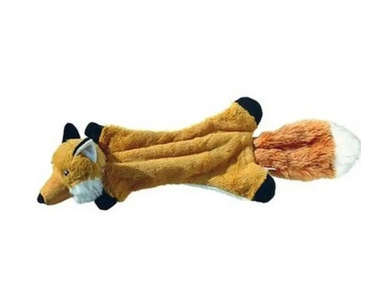 Игрушка д/с GiGwi Plush Friendz Шкурка лисы с пищалками, 41см