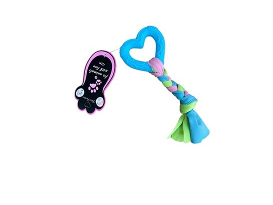 Игрушка д/с Дентал Сердечко+косичка, 19см