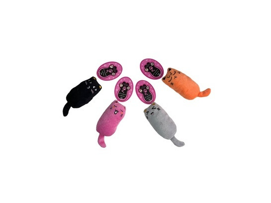 Игрушка д/к Мята кошачья Котята, 15 см