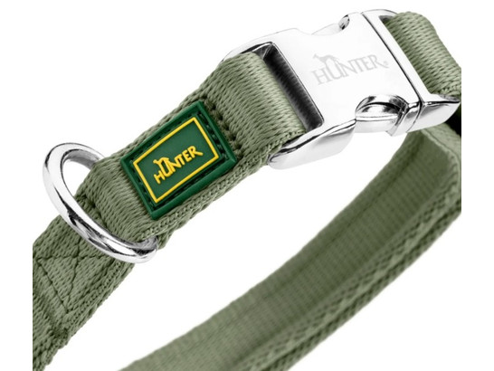 Ошейник M 40-55см Хантер нейлон с металлической застежкой, Hunter ALU-Strong Inari 