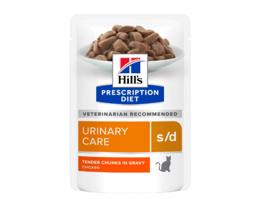 Hill's для кошек Prescription Diet s/d при струвитах, 0.085кг, пауч
