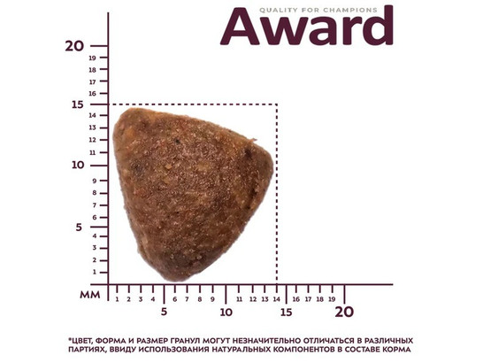 AWARD HYPO для собак всех пород Гипоаллергенный, белая рыба с брокколи, сельдерей и сем. льна 2.0кг