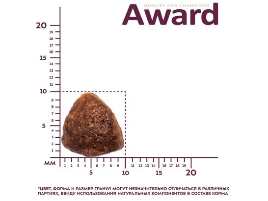 AWARD Sterilized для кошек стерил., индейка/курица, клюква и цикорий, 1.5кг
