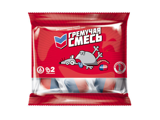Гремучая смесь родентицидная приманка 200 г