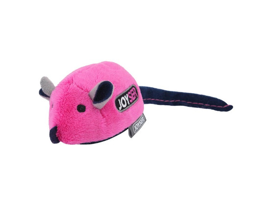 Игрушка д/к Триол JOYSER Cat Motion Мышка со звуком чипом, розовая, 16см