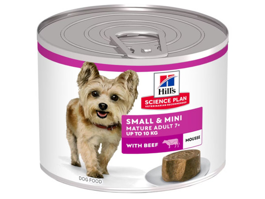 Hill's для собак Science Plan Small & Miniature Adult 7+, нежный мусс, 0.2кг, конс