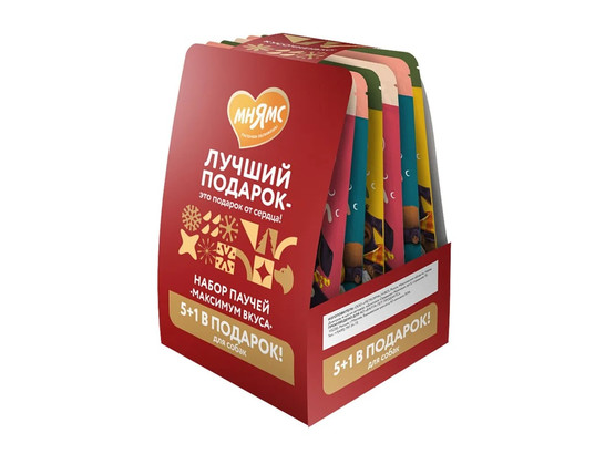 Мнямс для собак 85г набор паучей Максимум вкуса 5+1