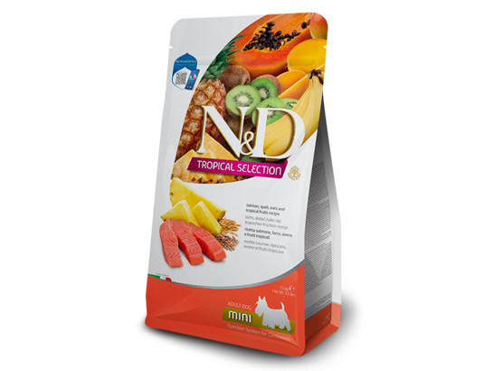 Фармина ND TROPICAL  д/с 1,5кг, мелких пород, лосось, 1,5 кг, сухой корм