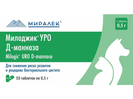 Милоджик УРО Д-манноза 30таб, Миралек