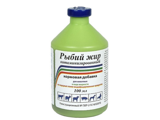 Рыбий жир ВИТАМИНИЗИРОВАННЫЙ, 100 мл НДС 10%