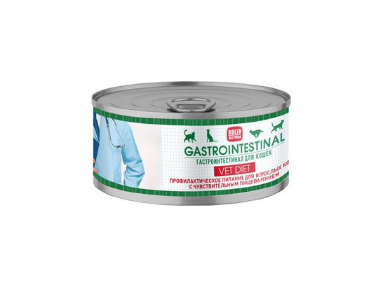 Корм Solid Natura VET д/к 100г Gastrointestinal, конс.