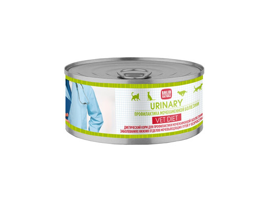 Корм Solid Natura VET д/к 100г Urinary, конс.