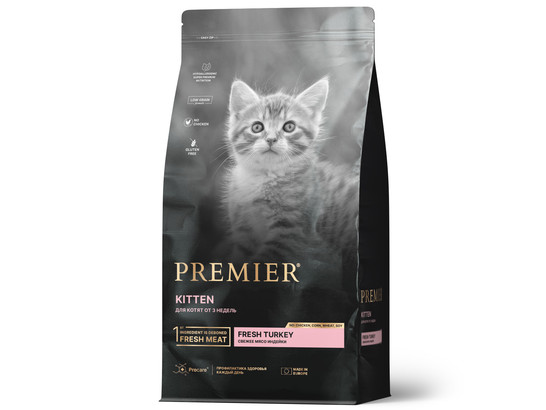 Premier Cat Turkey KITTEN (Свежая индейка для котят) 2.0кг