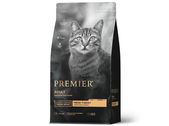 Premier Cat Turkey ADULT (Свежая индейка для кошек) 2.0кг