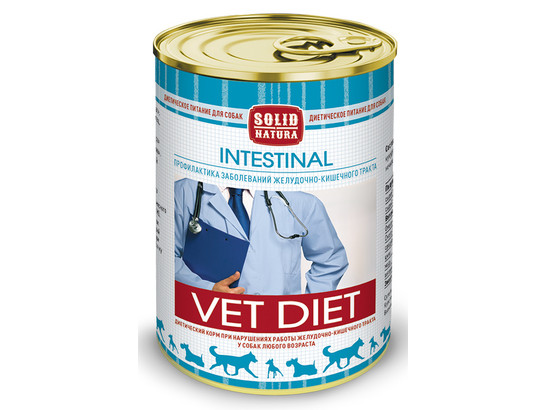 Корм Solid Natura VET д/с 100г Intestinal, конс.