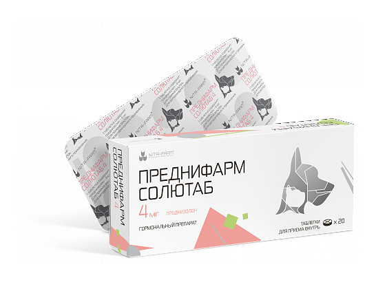 Преднифарм Солютаб 4мг 20таб, НИТА