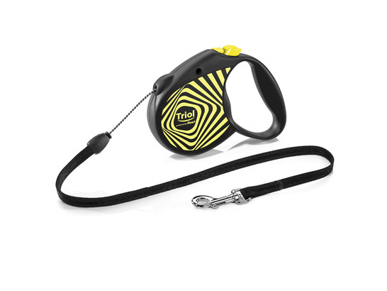 Рулетка Флэкси Life Geometry Yellow S 5м до 12кг, трос