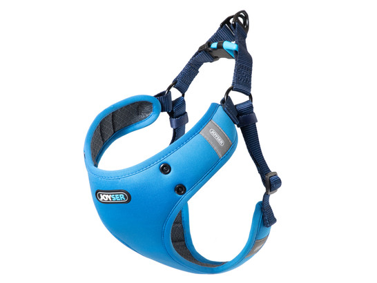 Шлейка мягкая д/с Триол JOYSER Walk Mood Harness L, шея 56/грудь 59-71см, голубая