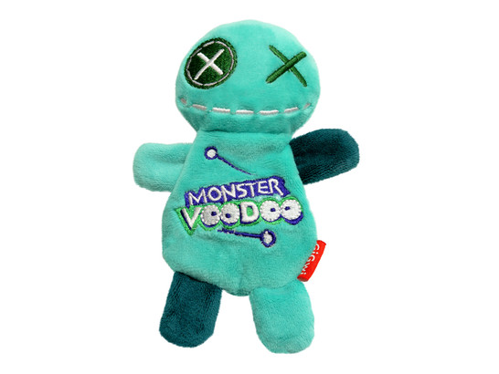 Игрушка д/с Gigwi MONSTER VOODOO Кукла-Вуду зеленая, 17.5см