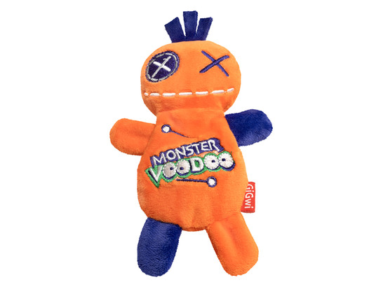 Игрушка д/с Gigwi MONSTER VOODOO Кукла-Вуду оранжевая, 17.5см